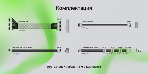 Блок питания для компьютера Digma DPSU-400W-WH