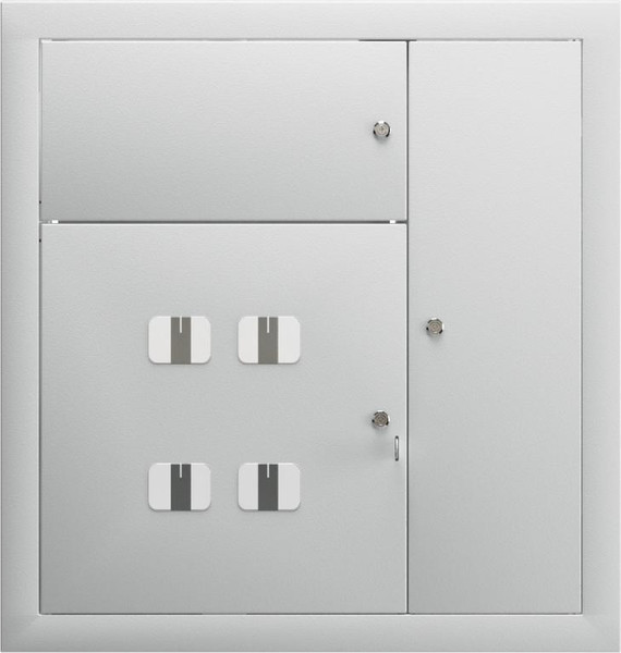 Корпус металлический Дрогол ЩЭ-4кв. со слаботочным отсеком / DR000101 - фото