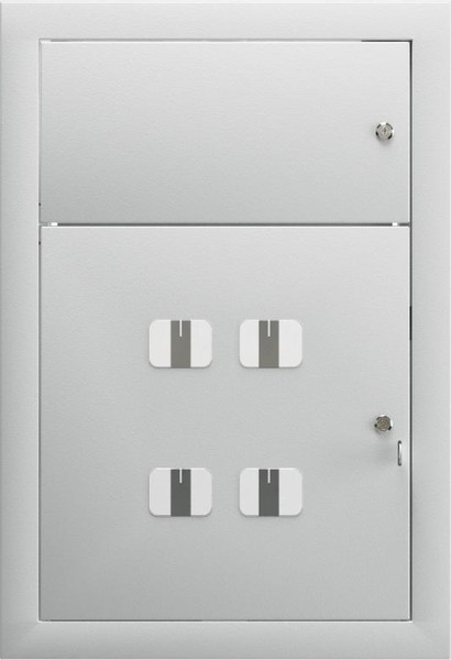 Корпус металлический Дрогол ЩЭ-4кв. без слаботочного отсека / DR000099 - фото