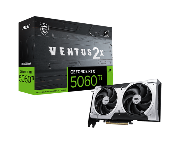 Видеокарта MSI RTX 5060 Ti 8G Ventus 2X Plus