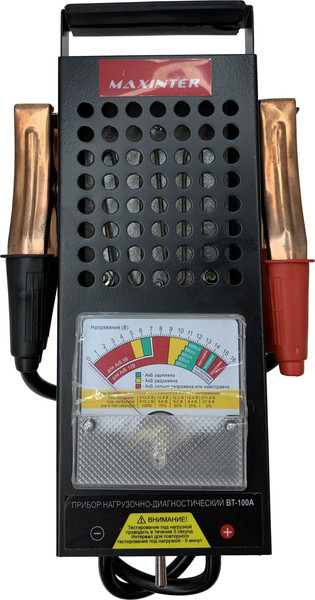 Тестер аккумуляторной батареи Maxinter ВТ-100А - фото