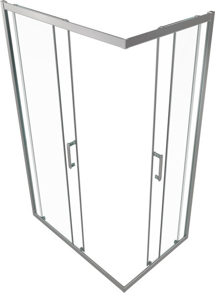 Душевой уголок Triton Фикс-Хром 120х90