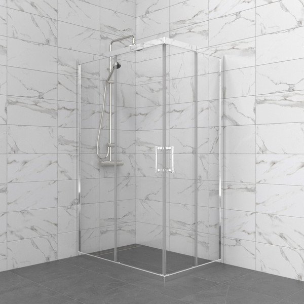 Душевой уголок Triton Фикс-Хром 120х90