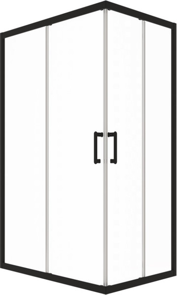 Душевой уголок Triton Фикс-Блэк 120х90 - фото