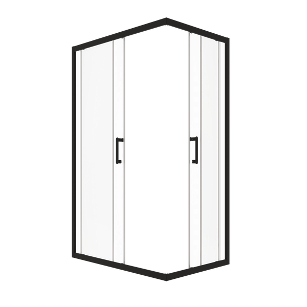 Душевой уголок Triton Фикс-Блэк 120х90