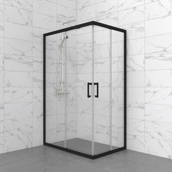 Душевой уголок Triton Фикс-Блэк 120х90