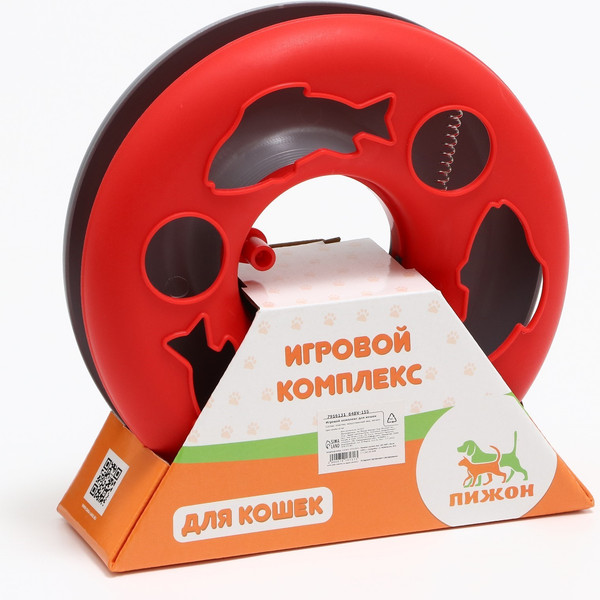 Игрушка для кошек Sima-Land Загадочный круг-Рыбки / 7916131