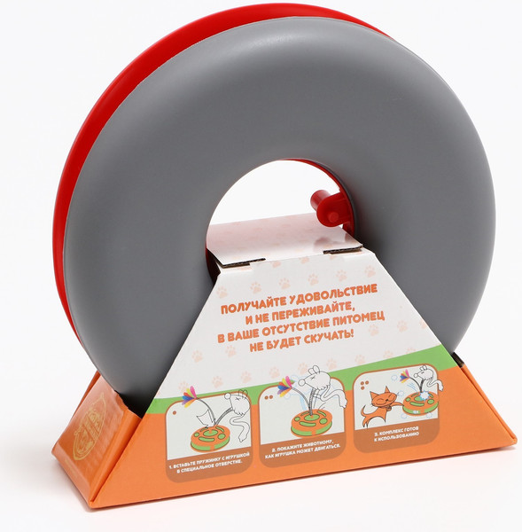 Игрушка для кошек Sima-Land Загадочный круг-Рыбки / 7916131