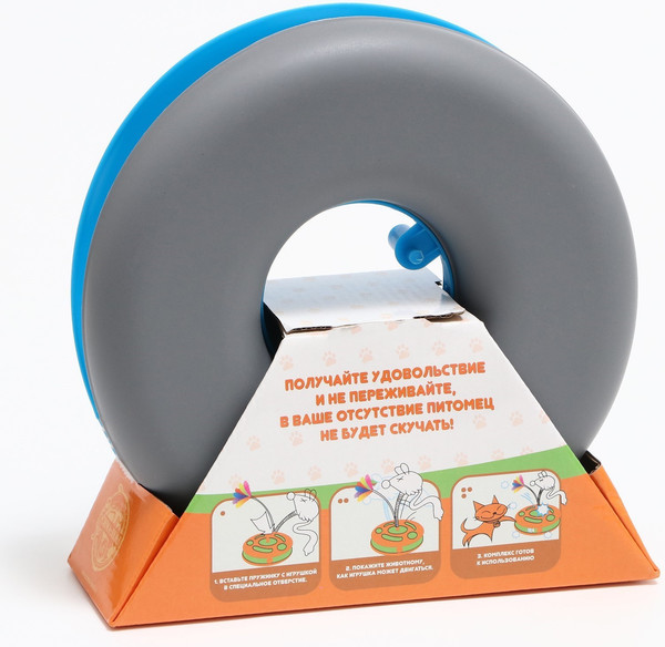 Игрушка для кошек Sima-Land Загадочный круг-Рыбки / 7916130