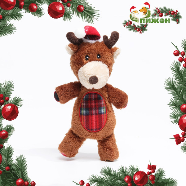 Игрушка для собак Sima-Land Олень / 7883203 - фото