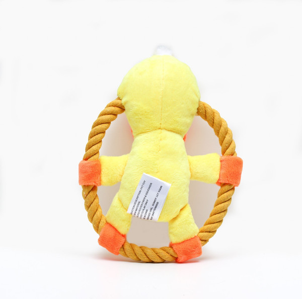 Игрушка для собак Sima-Land Цыпленок в кольце / 7112297