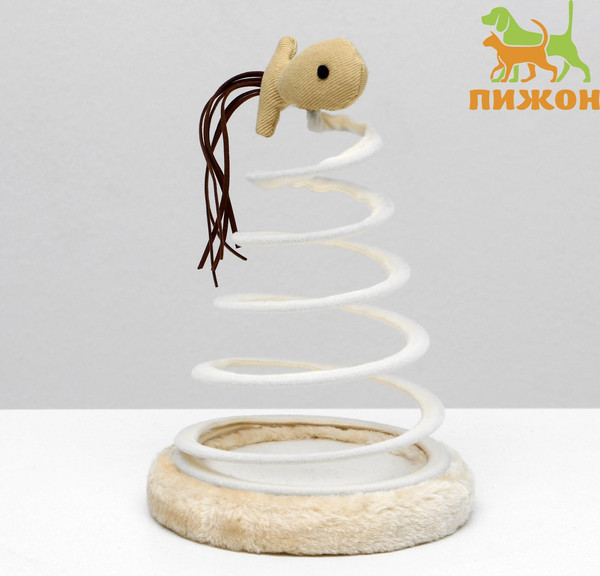 Игрушка для кошек Sima-Land Дразнилка на спирали / 1044153 - фото