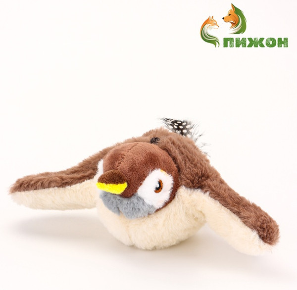 Игрушка для кошек Sima-Land Воробей / 10915864 - фото