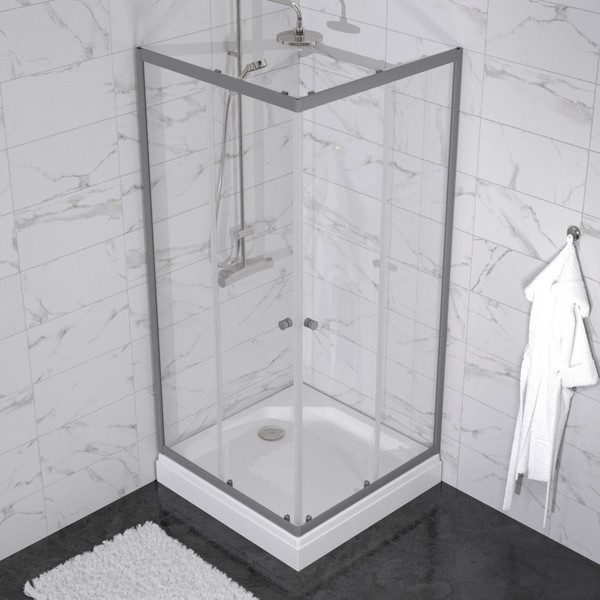 Душевой уголок Triton Вента-Графит 90х90