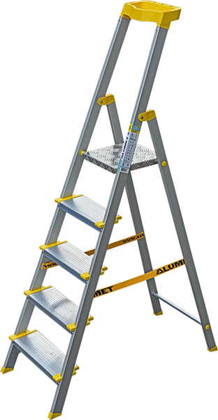 Лестница-стремянка Алюмет AS705AK015 - фото