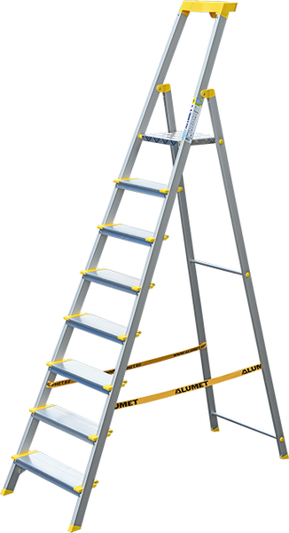 Лестница-стремянка Алюмет AS708AK015 - фото