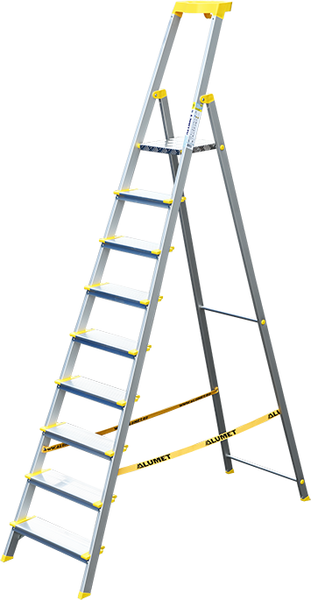 Лестница-стремянка Алюмет AS709AK015 - фото