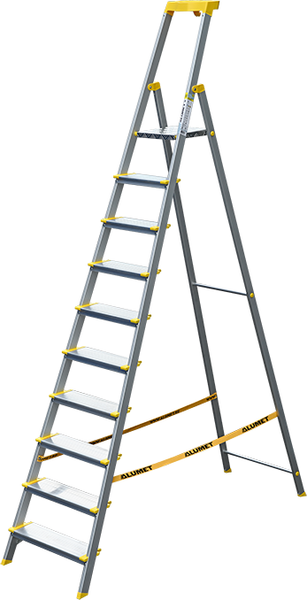 Лестница-стремянка Алюмет AS710AK015 - фото
