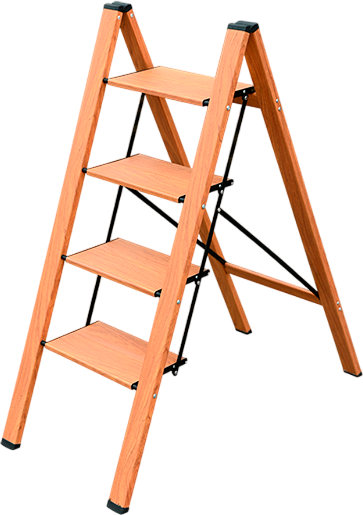 Лестница-стремянка Алюмет AWD104 - фото