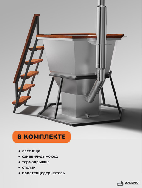 Купель SCANDINAF Comfort 170