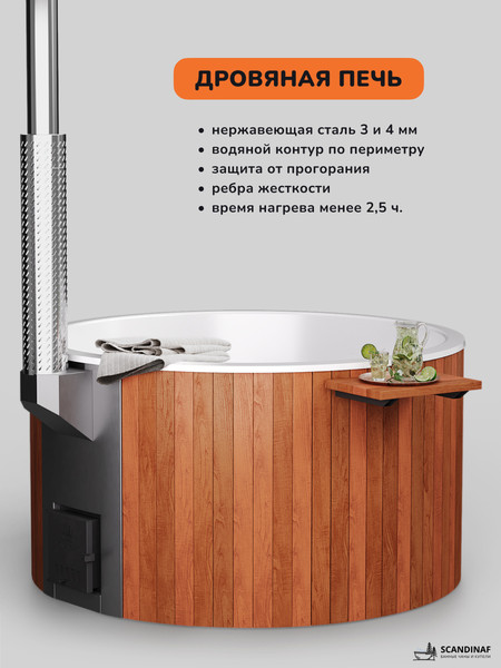 Купель SCANDINAF Furako 200RW