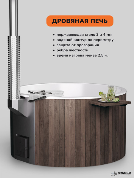 Купель SCANDINAF Furako 200BW