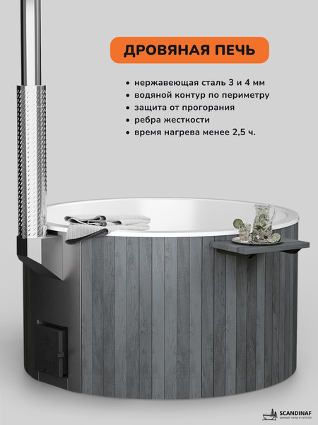 Купель SCANDINAF Furako 200GW