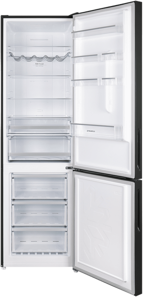 Холодильник с морозильником Maunfeld MFF200NFB Inverter