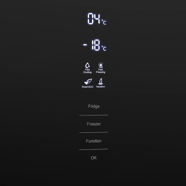 Холодильник с морозильником Maunfeld MFF200NFB Inverter