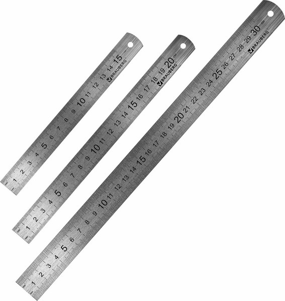 Линейка Brauberg 210811 - фото