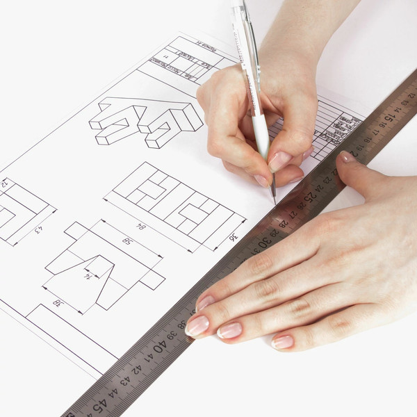 Линейка Brauberg 210812