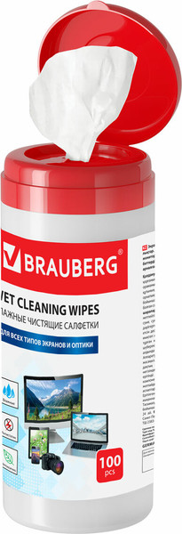 Салфетки для ухода за техникой Brauberg 510122