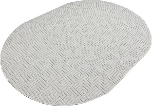 Ковер Radjab Carpet Сканди Сизаль Овал 10658A - фото