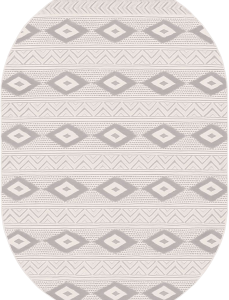 Ковер Radjab Carpet Сканди Сизаль Овал 10926C - фото