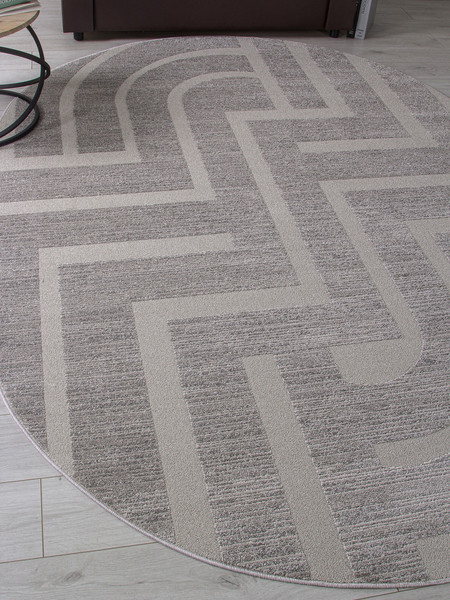 Ковер Merinos Dios F439-OVAL-LIGHT GRAY