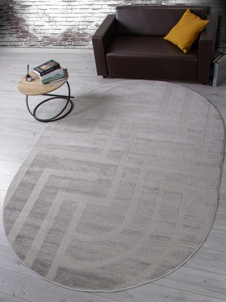 Ковер Merinos Dios F439-OVAL-LIGHT GRAY