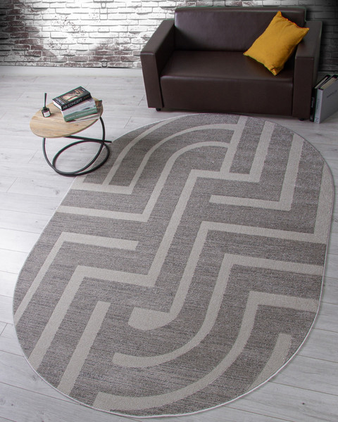 Ковер Merinos Dios F439-OVAL-LIGHT GRAY