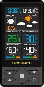 Метеостанция цифровая Ermenrich Report WR50 / 86036 - фото