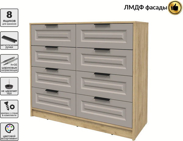 Комод Интерлиния Концепт КТ-К117 Деко