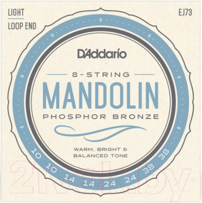 Струны для мандолины D'Addario EJ-73 - фото