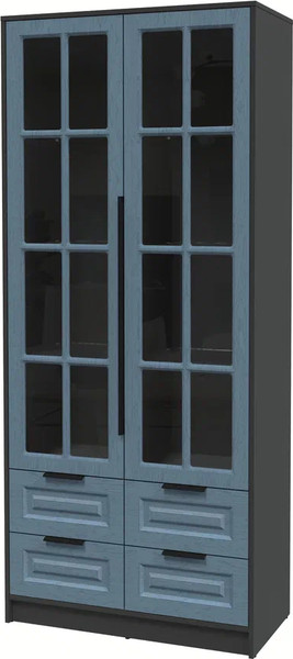 Шкаф с витриной Интерлиния Концепт КТ-ШВ2 Деко - фото