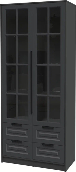 Шкаф с витриной Интерлиния Концепт КТ-ШВ2 Деко - фото