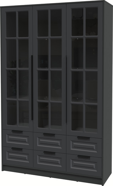 Шкаф с витриной Интерлиния Концепт КТ-ШВ3 Деко - фото