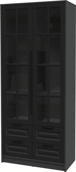 Шкаф с витриной Интерлиния Концепт КТ-ШВ2 Деко - фото