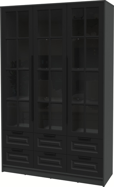 Шкаф с витриной Интерлиния Концепт КТ-ШВ3 Деко - фото