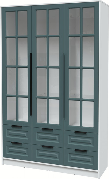 Шкаф с витриной Интерлиния Концепт КТ-ШВ3 Деко - фото