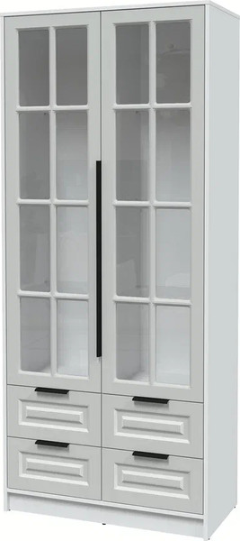 Шкаф с витриной Интерлиния Концепт КТ-ШВ2 Деко - фото