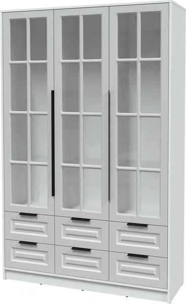 Шкаф с витриной Интерлиния Концепт КТ-ШВ3 Деко - фото