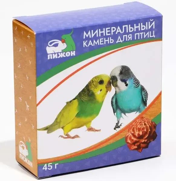 Минеральный камень для птиц Пижон Пион