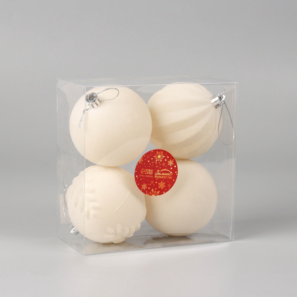 Набор шаров новогодних Зимнее волшебство Бархатный зной / 10514184